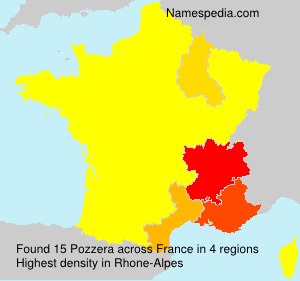 Surname Pozzera in France