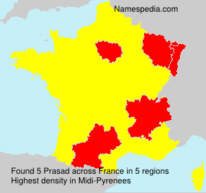 Surname Prasad in France