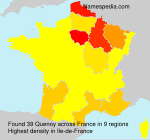 Surname Quenoy in France