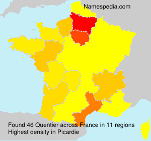 Surname Quentier in France