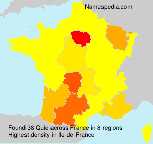 Surname Quie in France