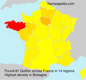 Surname Quilfen in France