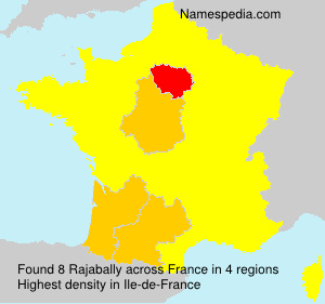 Surname Rajabally in France