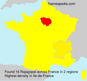 Surname Rajagopal in France