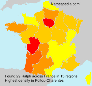 Surname Ralph in France