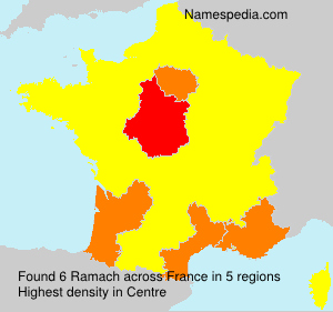 Surname Ramach in France