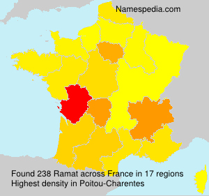 Surname Ramat in France