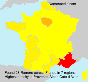 Surname Ramero in France