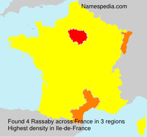 Surname Rassaby in France