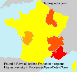 Surname Ravaioli in France