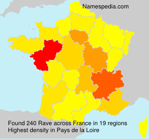 Surname Rave in France
