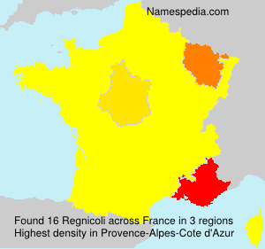 Surname Regnicoli in France