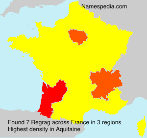 Surname Regrag in France
