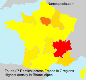 Surname Remichi in France