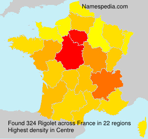 Surname Rigolet in France