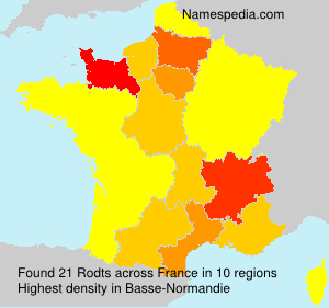 Surname Rodts in France