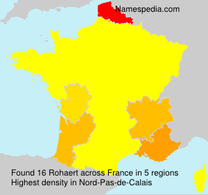 Surname Rohaert in France