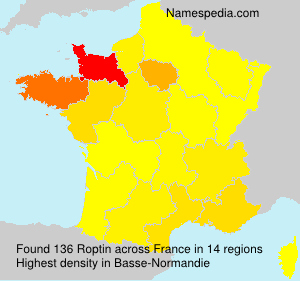 Surname Roptin in France