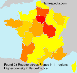 Surname Rouette in France