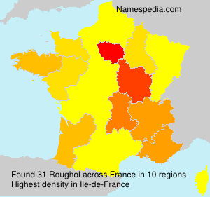 Surname Roughol in France