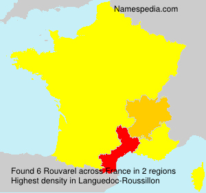 Surname Rouvarel in France