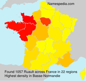 Surname Ruault in France