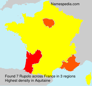 Surname Rupolo in France