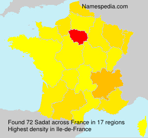 Surname Sadat in France