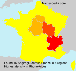 Surname Sagiroglu in France