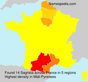 Surname Sagrista in France
