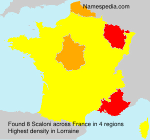 Surname Scaloni in France