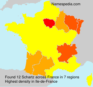 Surname Schartz in France
