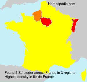Surname Schauder in France