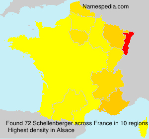 Surname Schellenberger in France