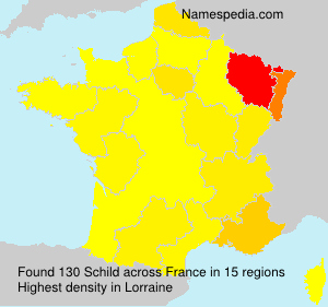 Surname Schild in France