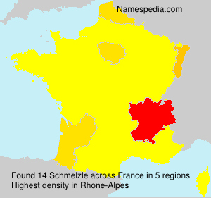Surname Schmelzle in France