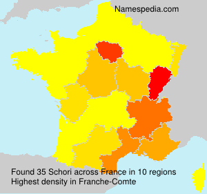 Surname Schori in France