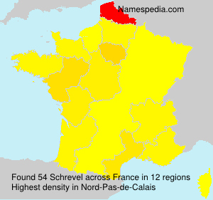 Surname Schrevel in France