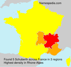Surname Schuberth in France