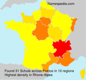 Surname Schule in France