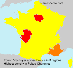 Surname Schuyer in France