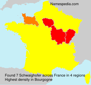 Surname Schwaighofer in France