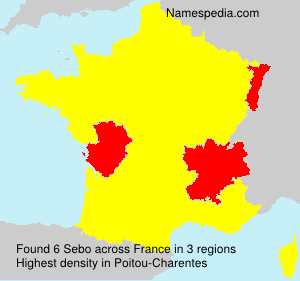 Surname Sebo in France