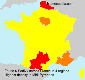 Surname Sedivy in France