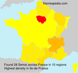 Surname Semai in France