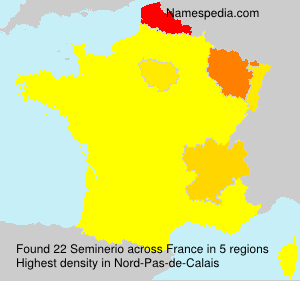 Surname Seminerio in France