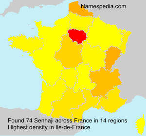 Surname Senhaji in France