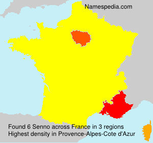 Surname Senno in France