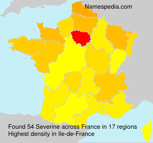 Surname Severine in France