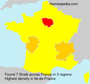 Surname Shaib in France